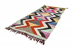 Marokkansk Boucherouite-teppe 140 x 305 cm