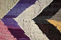 Marokkansk Boucherouite-teppe 140 x 305 cm