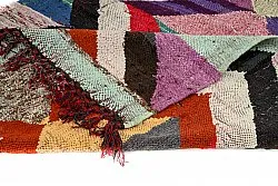 Marokkansk Boucherouite-teppe 140 x 305 cm