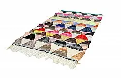Marokkansk Boucherouite-teppe 145 x 270 cm