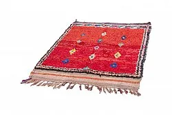 Marokkansk Boucherouite-teppe 170 x 135 cm