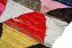 Marokkansk Boucherouite-teppe 145 x 270 cm