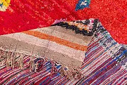 Marokkansk Boucherouite-teppe 170 x 135 cm