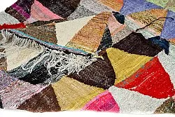 Marokkansk Boucherouite-teppe 145 x 270 cm