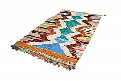 Marokkansk Boucherouite-teppe 125 x 225 cm