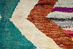 Marokkansk Boucherouite-teppe 125 x 225 cm