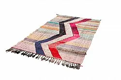 Marokkansk Boucherouite-teppe 125 x 220 cm