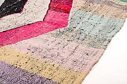 Marokkansk Boucherouite-teppe 125 x 220 cm