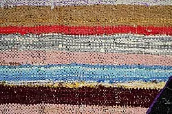Marokkansk Boucherouite-teppe 125 x 230 cm