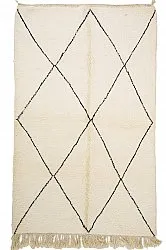 Kelim-teppe Marokkansk Beni Ourain 155 x 265 cm