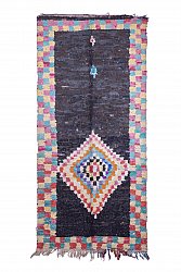 Marokkansk Boucherouite-teppe 295 x 140 cm