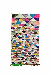 Marokkansk Boucherouite-teppe 125 x 225 cm