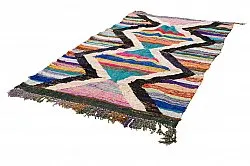 Marokkansk Boucherouite-teppe 135 x 245 cm