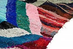 Marokkansk Boucherouite-teppe 135 x 275 cm