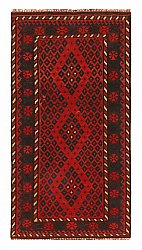 Kelim-teppe Afghansk 206 x 102 cm