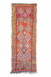 Marokkansk Boucherouite-teppe 285 x 100 cm
