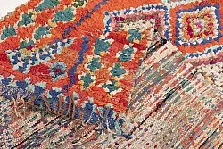 Marokkansk Boucherouite-teppe 285 x 100 cm