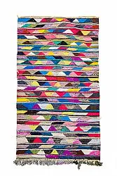Marokkansk Boucherouite-teppe 130 x 225 cm