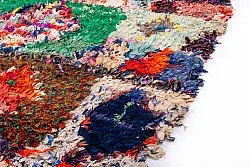 Marokkansk Boucherouite-teppe 255 x 145 cm
