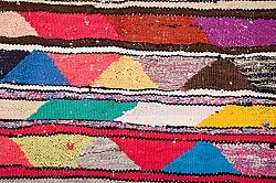 Marokkansk Boucherouite-teppe 130 x 225 cm