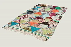 Marokkansk Boucherouite-teppe 140 x 250 cm
