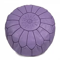 Sittepuff - Marokkansk skinnpuff (Lilla)