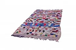 Marokkansk Boucherouite-teppe 215 x 140 cm