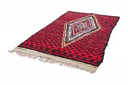 Marokkansk Boucherouite-teppe 255 x 145 cm