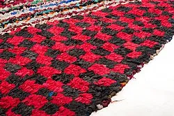 Marokkansk Boucherouite-teppe 255 x 145 cm
