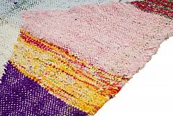 Marokkansk Boucherouite-teppe 140 x 255 cm