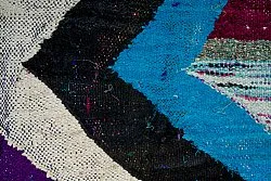 Marokkansk Boucherouite-teppe 140 x 255 cm
