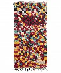 Marokkansk Boucherouite-teppe 255 x 125 cm