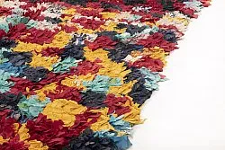 Marokkansk Boucherouite-teppe 255 x 125 cm