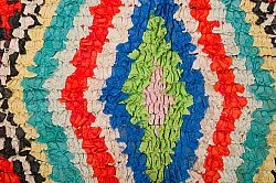 Marokkansk Boucherouite-teppe 285 x 135 cm
