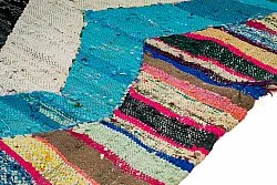 Marokkansk Boucherouite-teppe 140 x 255 cm