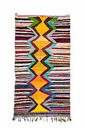 Marokkansk Boucherouite-teppe 150 x 285 cm