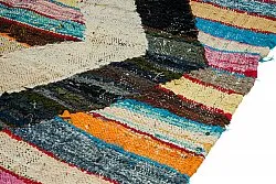 Marokkansk Boucherouite-teppe 125 x 265 cm