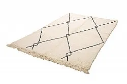 Kelim-teppe Marokkansk Beni Ourain 145 x 245 cm