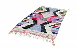 Marokkansk Boucherouite-teppe 130 x 225 cm