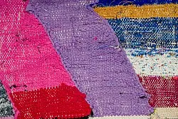 Marokkansk Boucherouite-teppe 130 x 225 cm