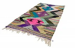Marokkansk Boucherouite-teppe 145 x 260 cm