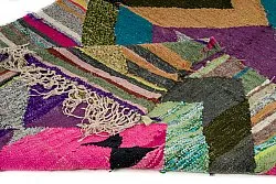 Marokkansk Boucherouite-teppe 145 x 260 cm
