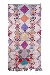Marokkansk Boucherouite-teppe 265 x 135 cm