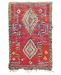 Marokkansk Boucherouite-teppe 185 x 110 cm