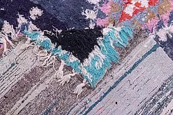 Marokkansk Boucherouite-teppe 245 x 135 cm