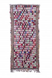 Marokkansk Boucherouite-teppe 285 x 125 cm