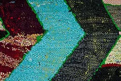 Marokkansk Boucherouite-teppe 115 x 215 cm