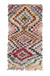 Marokkansk Boucherouite-teppe 230 x 125 cm