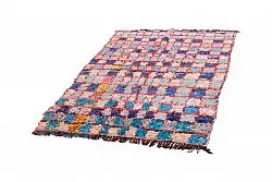 Marokkansk Boucherouite-teppe 195 x 130 cm