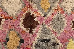 Marokkansk Boucherouite-teppe 255 x 100 cm
